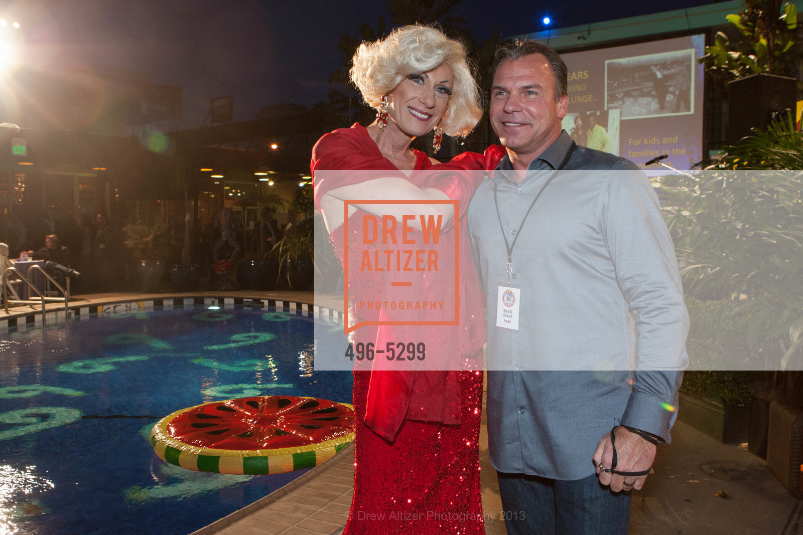 Donna Sachet, Richard Sablatura, 21st Annual TNDC Celebrity Pool Toss, US, October 8th, 2013, Photo #496-5299 Donna Sachet, Richard Sablatura, Photo #496-5299