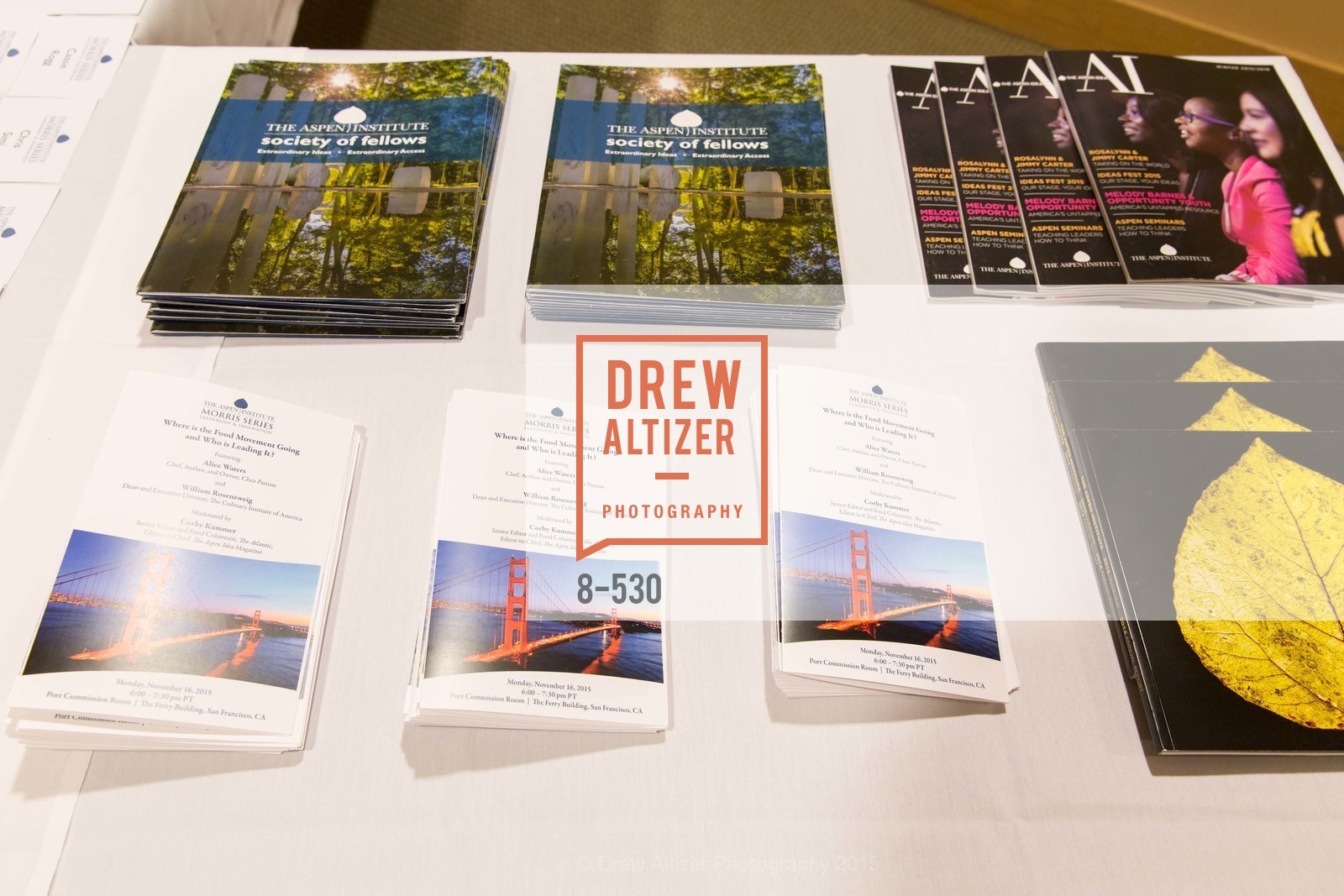 Atmosphere, The Aspen Institute Presents The Morris Series Featuring Alice Waters, November 16th, 2015, Photo,Drew Altizer, Drew Altizer Photography, full-service agency, private events, San Francisco photographer, photographer california