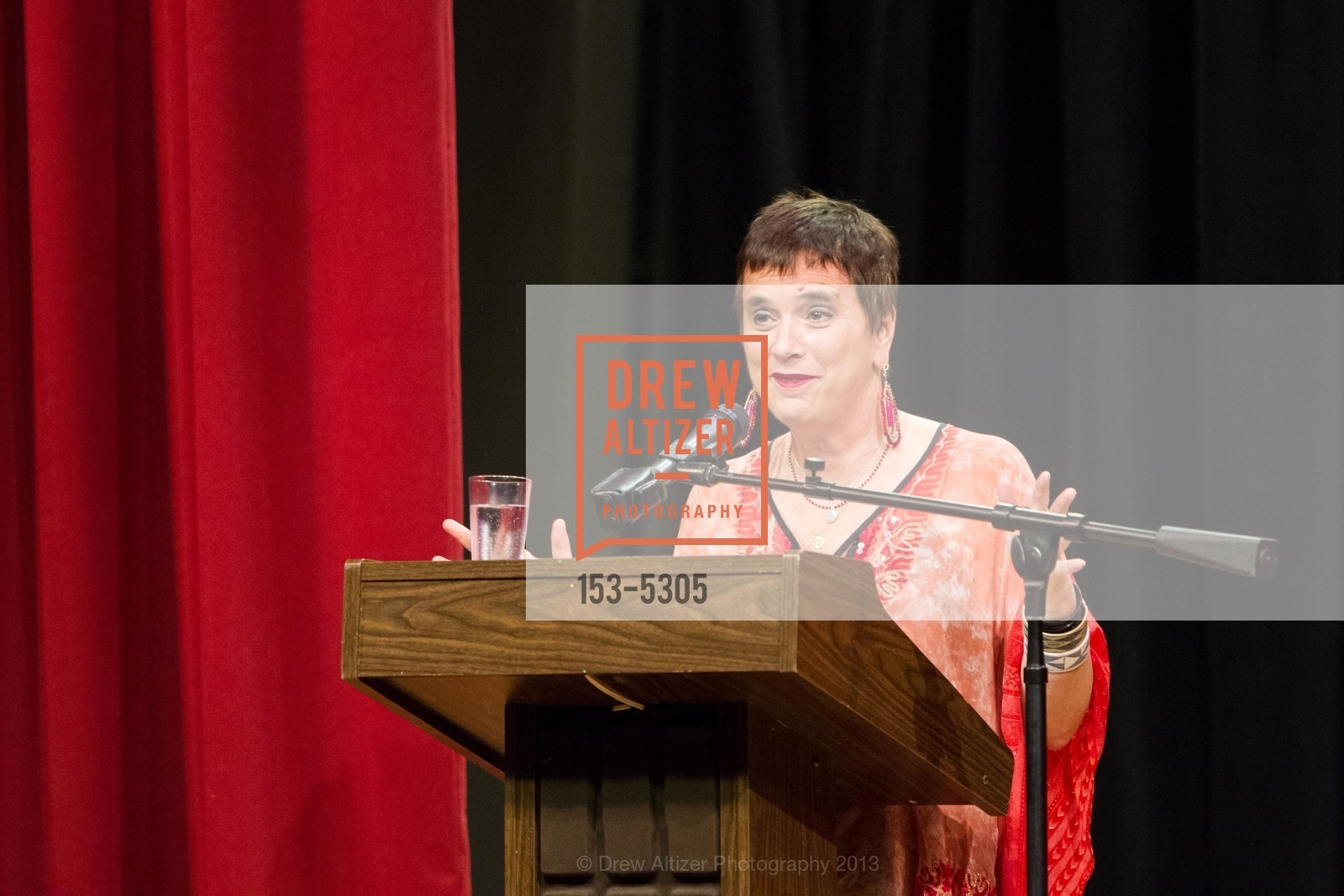 Eve Ensler, EVE ENSLER Celebrates her New Book at Grace Cathedral, US, May 22nd, 2013, Photo #153-5305 Eve Ensler, Photo #153-5305