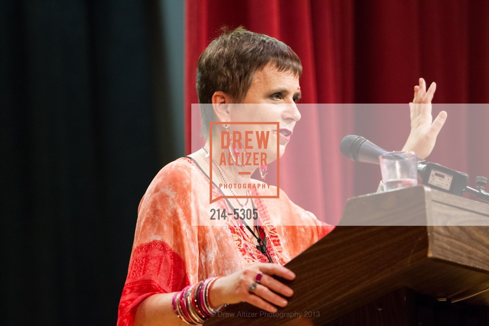 Eve Ensler, EVE ENSLER Celebrates her New Book at Grace Cathedral, US, May 22nd, 2013, Photo #214-5305 Eve Ensler, Photo #214-5305