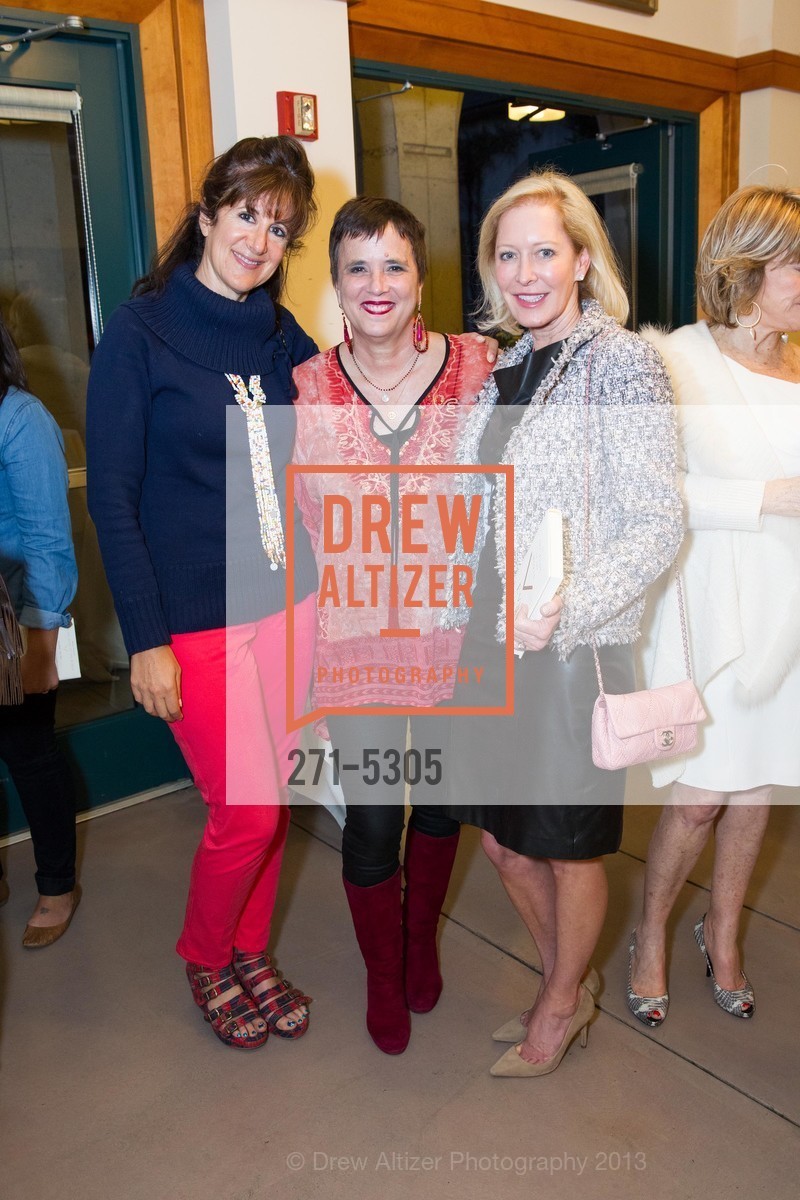 Emily Pottruck, Eve Ensler, Wendy Schmidt, EVE ENSLER Celebrates her New Book at Grace Cathedral, US, May 22nd, 2013, Photo #271-5305 Emily Pottruck, Eve Ensler, Wendy Schmidt, Photo #271-5305