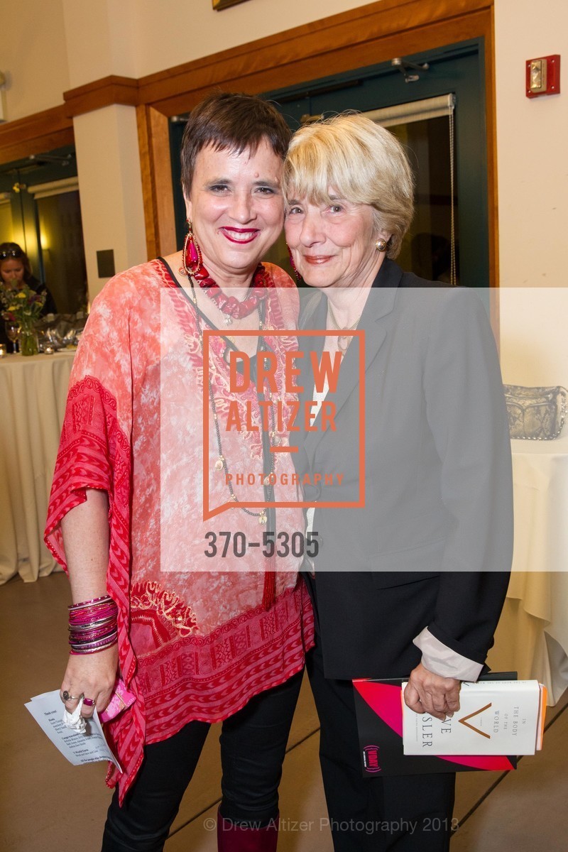 Eve Ensler, Esta Soler, EVE ENSLER Celebrates her New Book at Grace Cathedral, US, May 22nd, 2013, Photo #370-5305 Eve Ensler, Esta Soler, Photo #370-5305