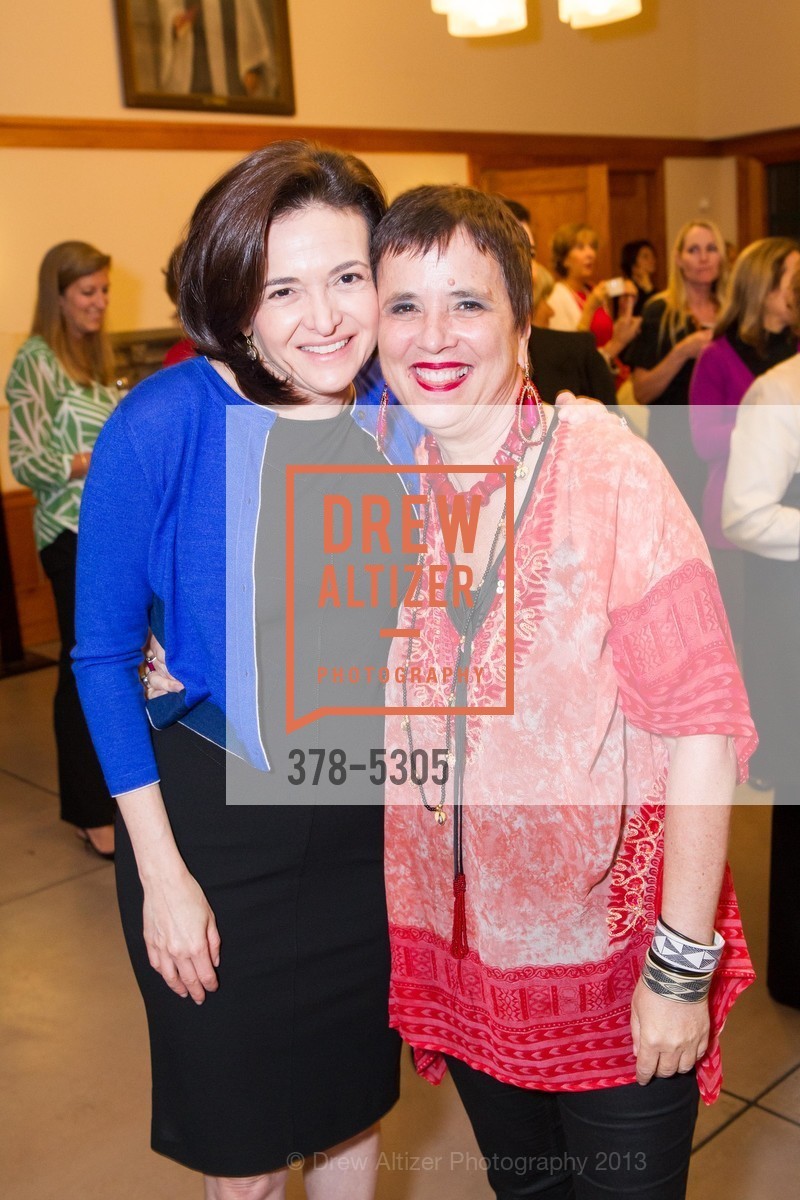 Sheryl Sandberg, Eve Ensler, EVE ENSLER Celebrates her New Book at Grace Cathedral, US, May 22nd, 2013, Photo #378-5305 Sheryl Sandberg, Eve Ensler, Photo #378-5305