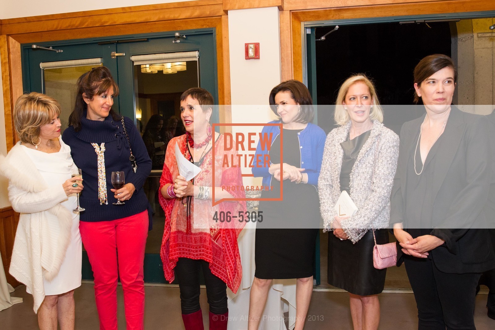 Pat MItchell, Emily Pottruck, Eve Ensler, Sheryl Sandberg, Wendy Schmidt, Susan Swan, EVE ENSLER Celebrates her New Book at Grace Cathedral, US, May 22nd, 2013, Photo #406-5305 Pat MItchell, Emily Pottruck, Eve Ensler, Sheryl Sandberg, Wendy Schmidt, Susan Swan, Photo #406-5305