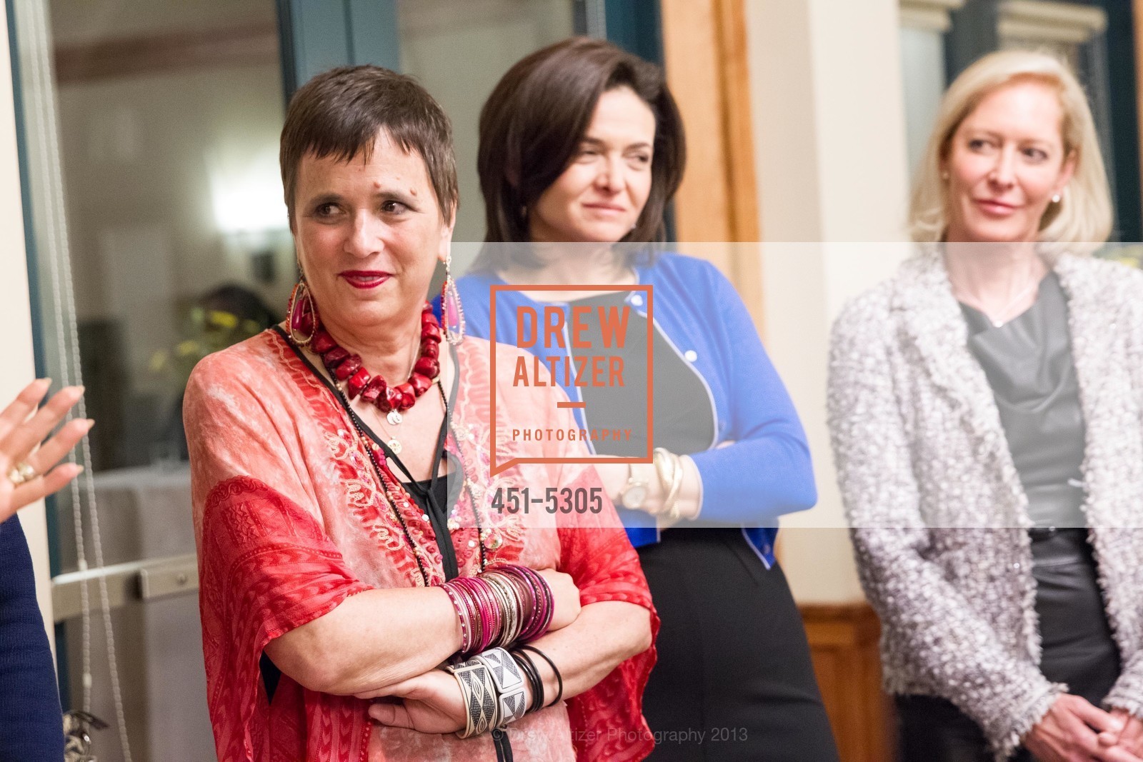 Eve Ensler, Sheryl Sandberg, Wendy Schmidt, Photo #451-5305