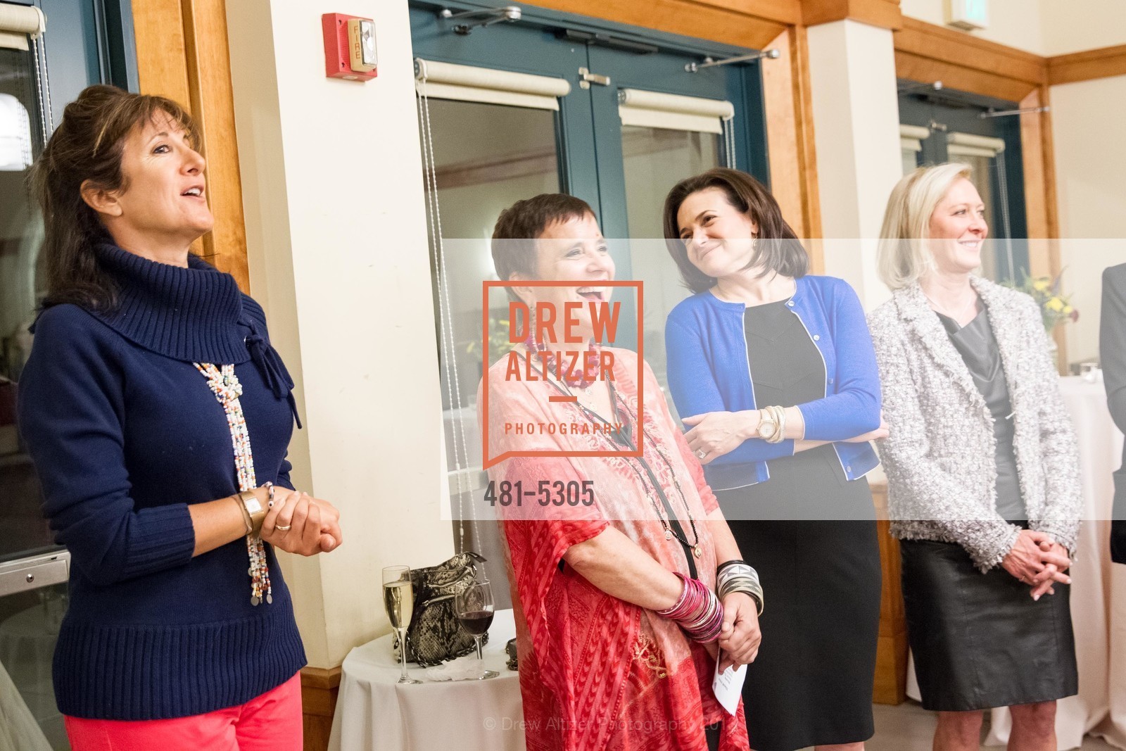 Emily Pottruck, Eve Ensler, Sheryl Sandberg, Wendy Schmidt, Photo #481-5305