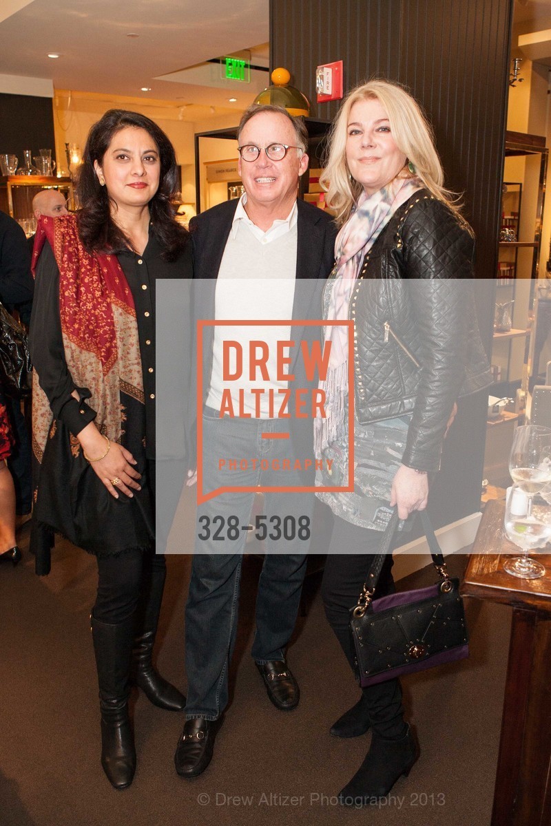 Nona Rai, DJ Grubb, Catherine Hall, SUZANNE TUCKER INTERIORS: The Romance of Design Book Signing, US, November 19th, 2013, Photo #328-5308 Nona Rai, DJ Grubb, Catherine Hall, Photo #328-5308