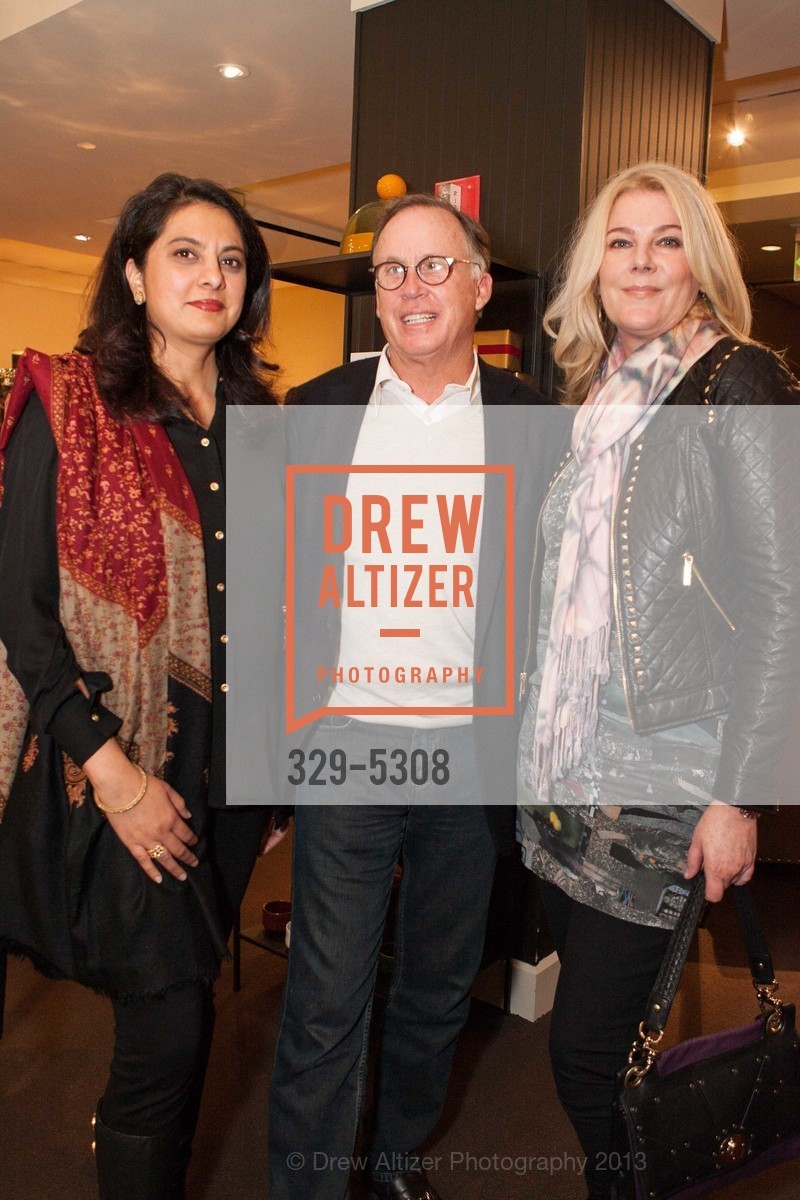 Nona Rai, DJ Grubb, Catherine Hall, SUZANNE TUCKER INTERIORS: The Romance of Design Book Signing, US, November 19th, 2013, Photo #329-5308 Nona Rai, DJ Grubb, Catherine Hall, Photo #329-5308