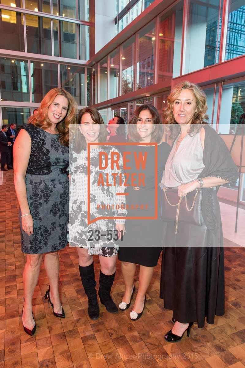 Heidi Roth, Madeline Ben-Shoham, Sarah MacIntyre, Lauren Phillips, Kilroy Unveiling Presents Virtual Depictions: San Francisco by Refik Anadol, 350 Mission Street. 350 Mission Street, November 16th, 2015, Photo #23-531 Heidi Roth, Madeline Ben-Shoham, Sarah MacIntyre, Lauren Phillips, Photo #23-531
