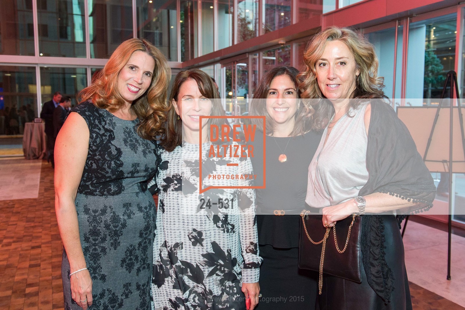 Heidi Roth, Madeline Ben-Shoham, Sarah MacIntyre, Lauren Phillips, Kilroy Unveiling Presents Virtual Depictions: San Francisco by Refik Anadol, 350 Mission Street. 350 Mission Street, November 16th, 2015, Photo #24-531 Heidi Roth, Madeline Ben-Shoham, Sarah MacIntyre, Lauren Phillips, Photo #24-531