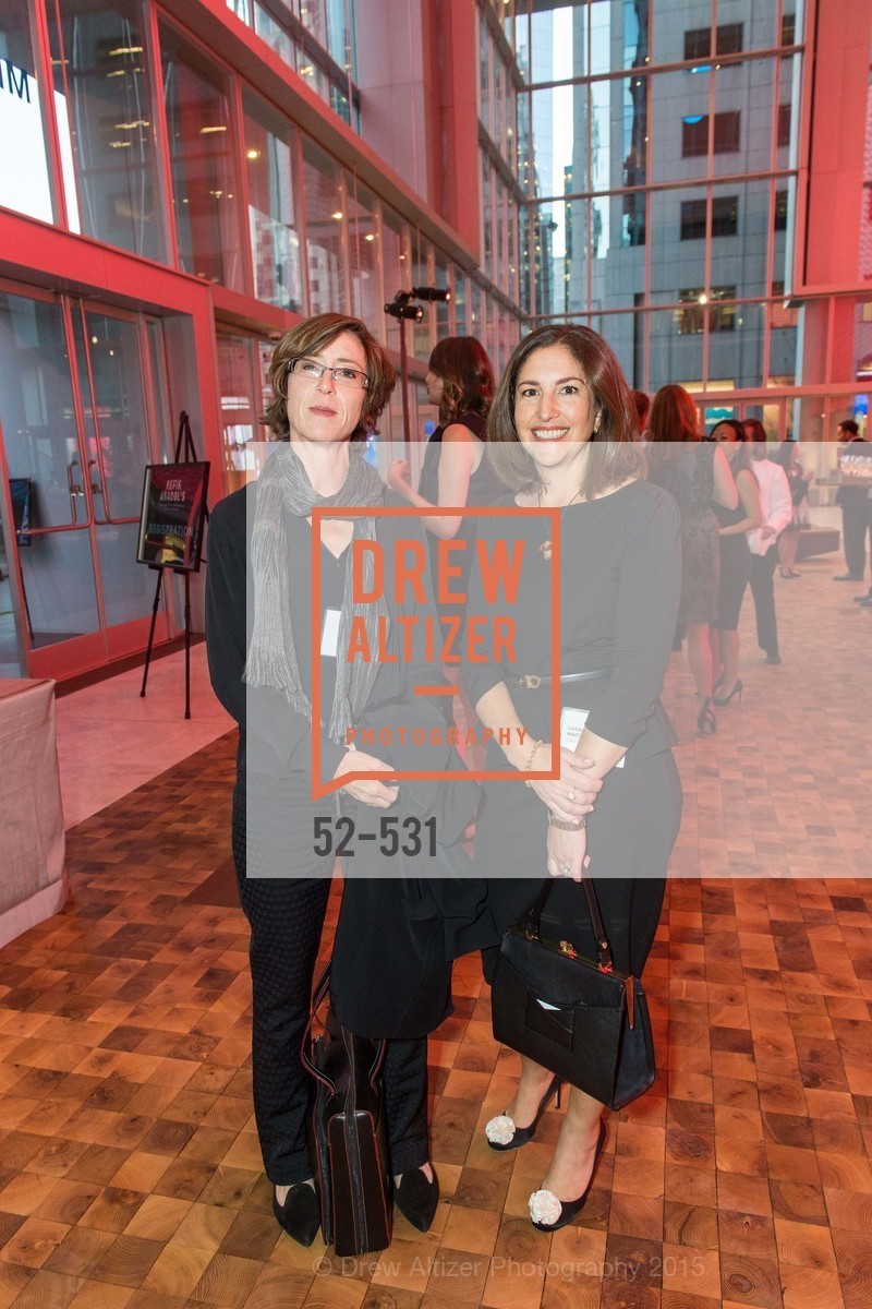 Sarah MacIntyre, Kilroy Unveiling Presents Virtual Depictions: San Francisco by Refik Anadol, 350 Mission Street. 350 Mission Street, November 16th, 2015, Photo #52-531 Sarah MacIntyre, Photo #52-531