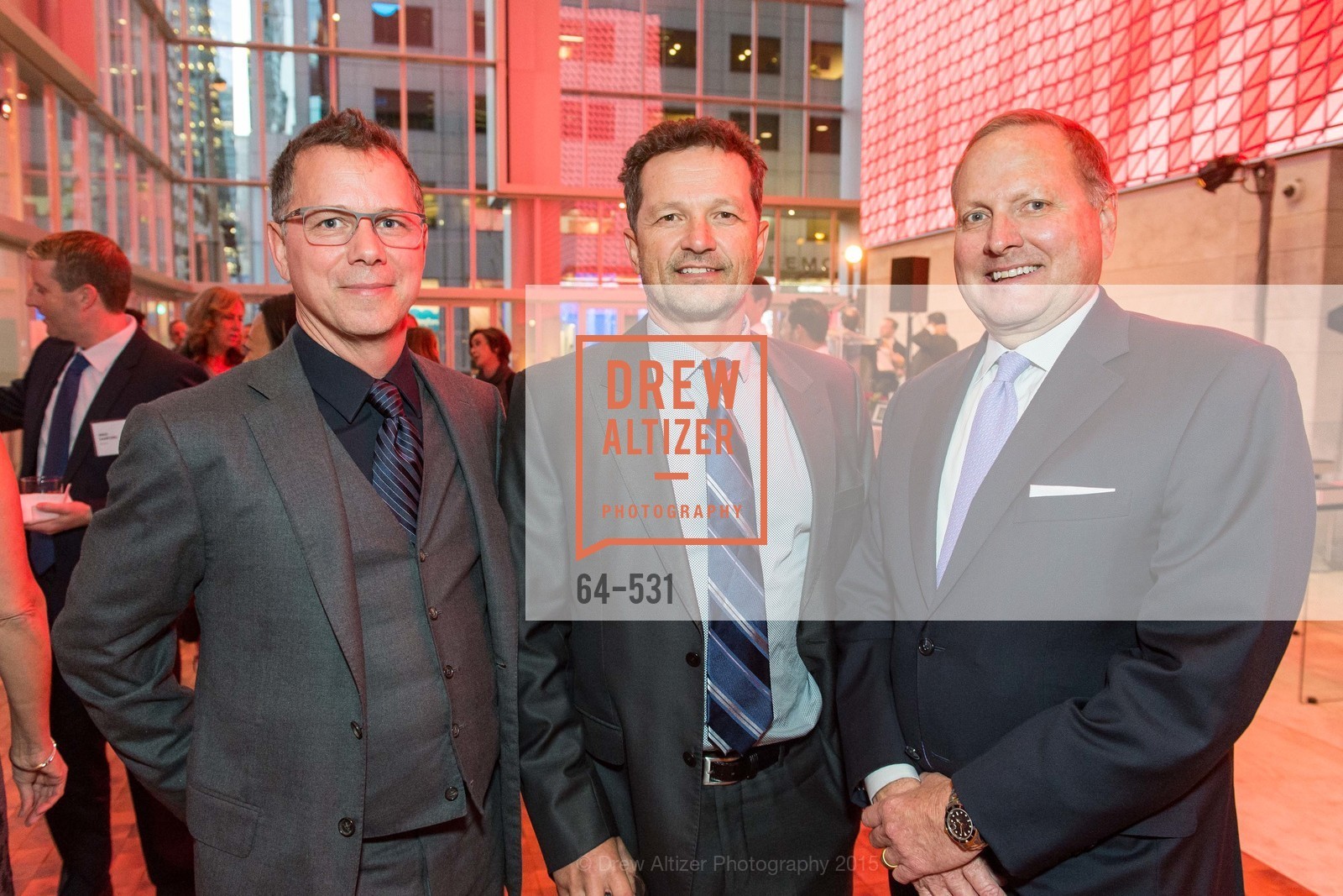 Douglas Giesey, Justin Smart, Rob Paratte, Kilroy Unveiling Presents Virtual Depictions: San Francisco by Refik Anadol, 350 Mission Street. 350 Mission Street, November 16th, 2015,Drew Altizer, Drew Altizer Photography, full-service agency, private events, San Francisco photographer, photographer california