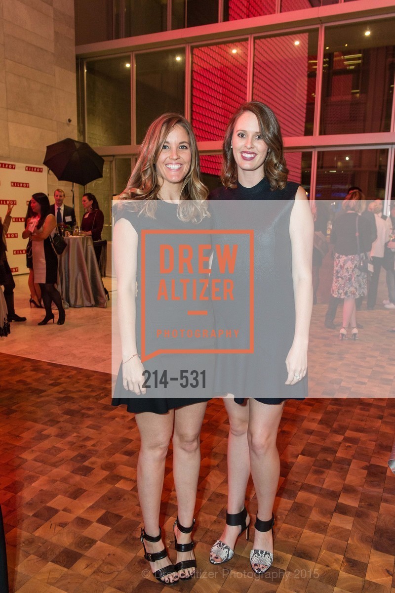 Caitlin Kilroy, Brooke Dowling, Kilroy Unveiling Presents Virtual Depictions: San Francisco by Refik Anadol, 350 Mission Street. 350 Mission Street, November 16th, 2015, Photo #214-531 Caitlin Kilroy, Brooke Dowling, Photo #214-531