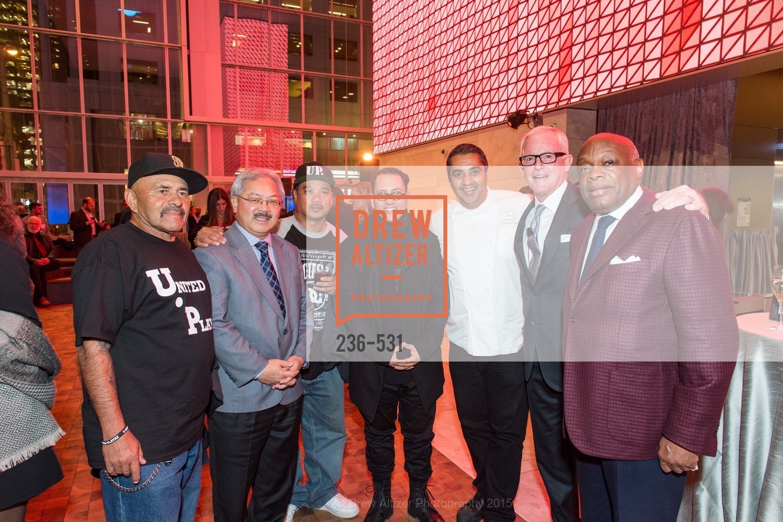 Ed Lee, Refik Anadol, Michael Mina, John Kilroy, Willie Brown, Kilroy Unveiling Presents Virtual Depictions: San Francisco by Refik Anadol, 350 Mission Street. 350 Mission Street, November 16th, 2015,Drew Altizer, Drew Altizer Photography, full-service event agency, private events, San Francisco photographer, photographer California