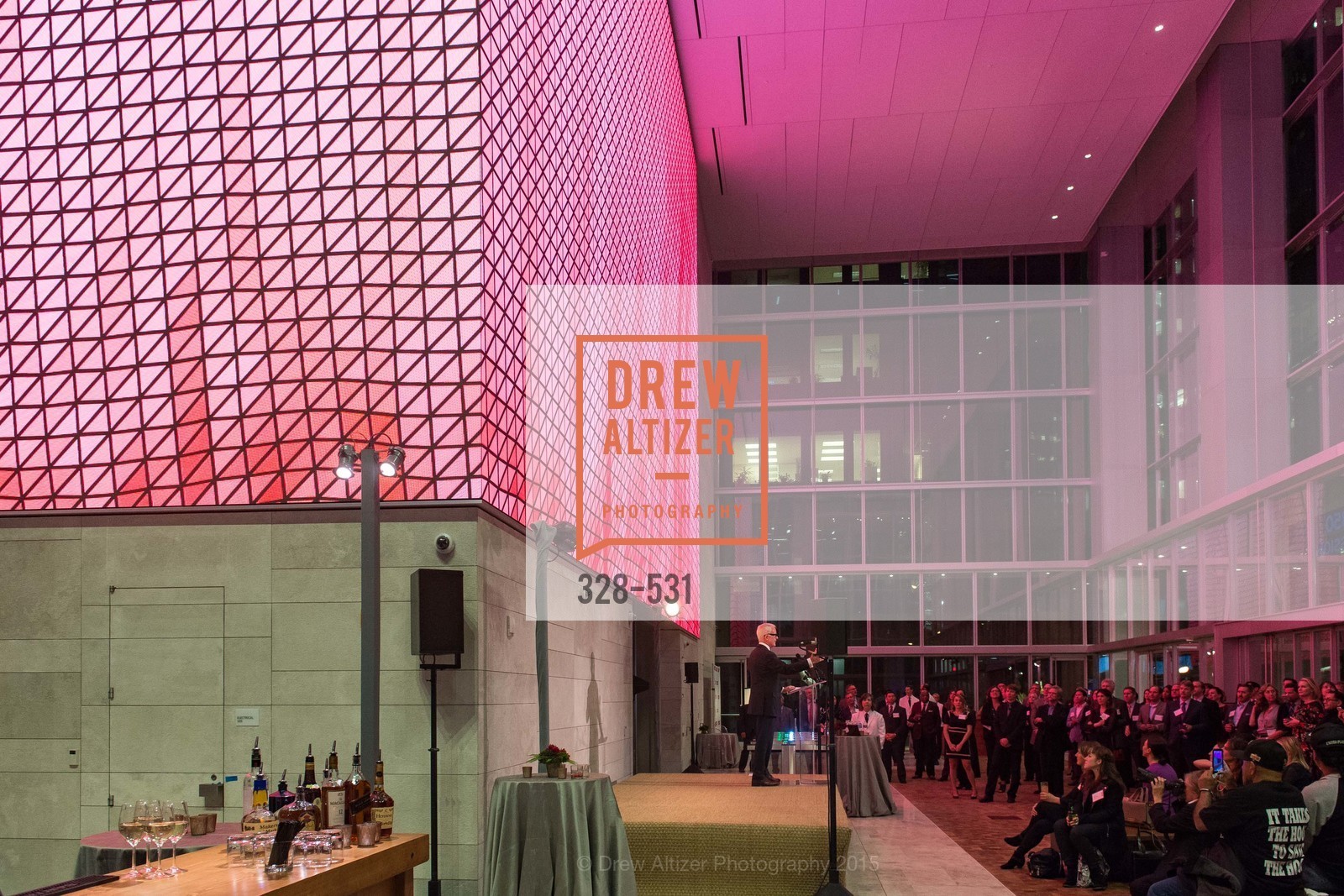 Atmosphere, Kilroy Unveiling Presents Virtual Depictions: San Francisco by Refik Anadol, 350 Mission Street. 350 Mission Street, November 16th, 2015,Drew Altizer, Drew Altizer Photography, full-service agency, private events, San Francisco photographer, photographer california