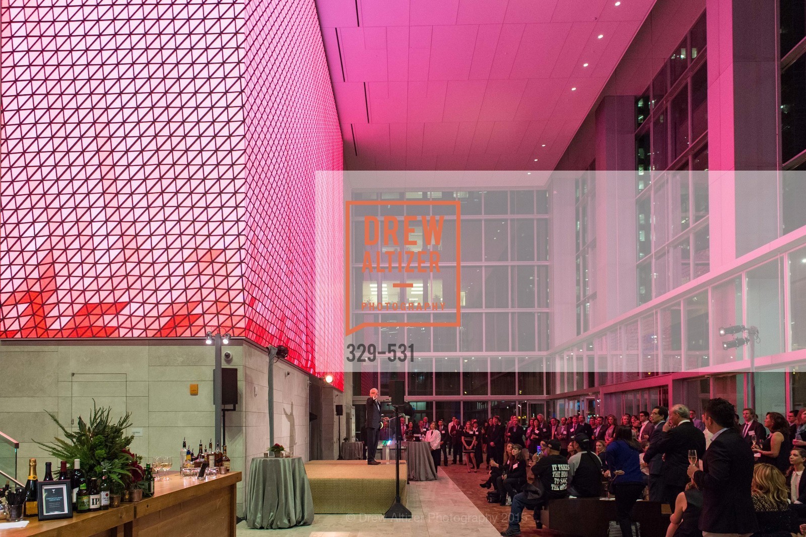 Atmosphere, Kilroy Unveiling Presents Virtual Depictions: San Francisco by Refik Anadol, 350 Mission Street. 350 Mission Street, November 16th, 2015,Drew Altizer, Drew Altizer Photography, full-service agency, private events, San Francisco photographer, photographer california