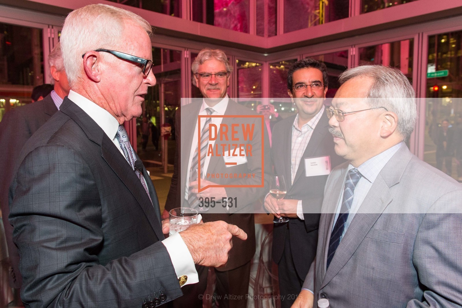 John Kilroy, Mark Sarkisian, Saied Nazeri, Ed Lee, Kilroy Unveiling Presents Virtual Depictions: San Francisco by Refik Anadol, 350 Mission Street. 350 Mission Street, November 16th, 2015,Drew Altizer, Drew Altizer Photography, full-service agency, private events, San Francisco photographer, photographer california