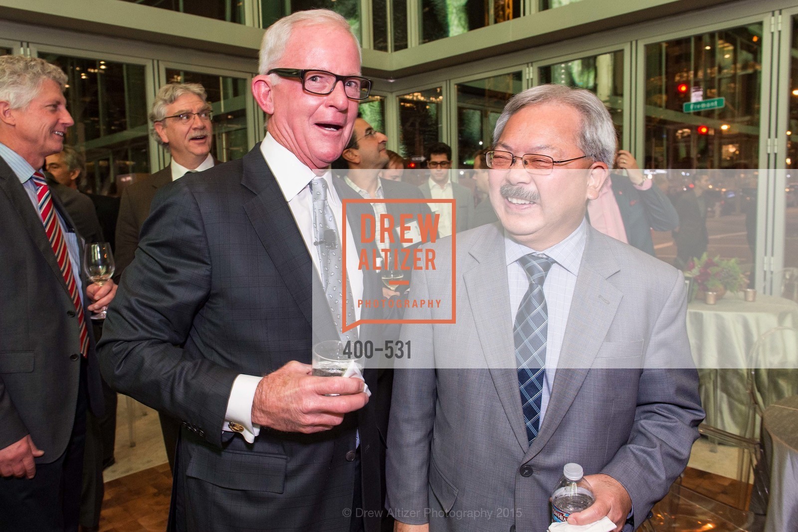 John Kilroy, Ed Lee, Kilroy Unveiling Presents Virtual Depictions: San Francisco by Refik Anadol, 350 Mission Street. 350 Mission Street, November 16th, 2015,Drew Altizer, Drew Altizer Photography, full-service agency, private events, San Francisco photographer, photographer california