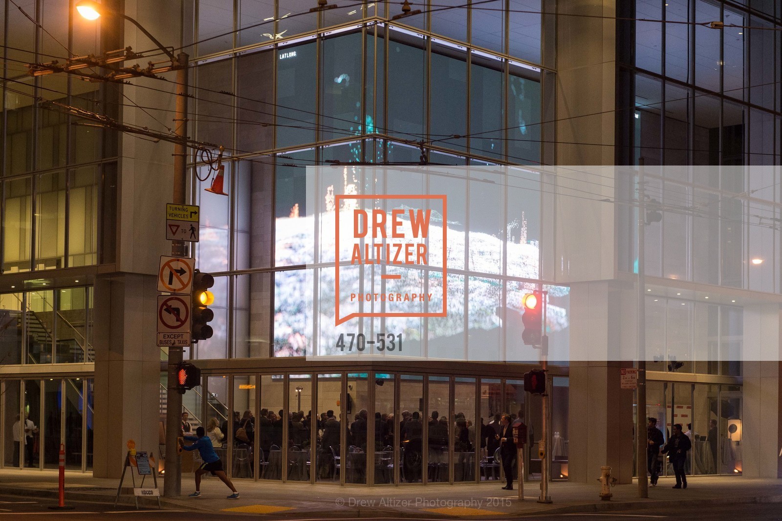 Atmosphere, Kilroy Unveiling Presents Virtual Depictions: San Francisco by Refik Anadol, 350 Mission Street. 350 Mission Street, November 16th, 2015,Drew Altizer, Drew Altizer Photography, full-service agency, private events, San Francisco photographer, photographer california
