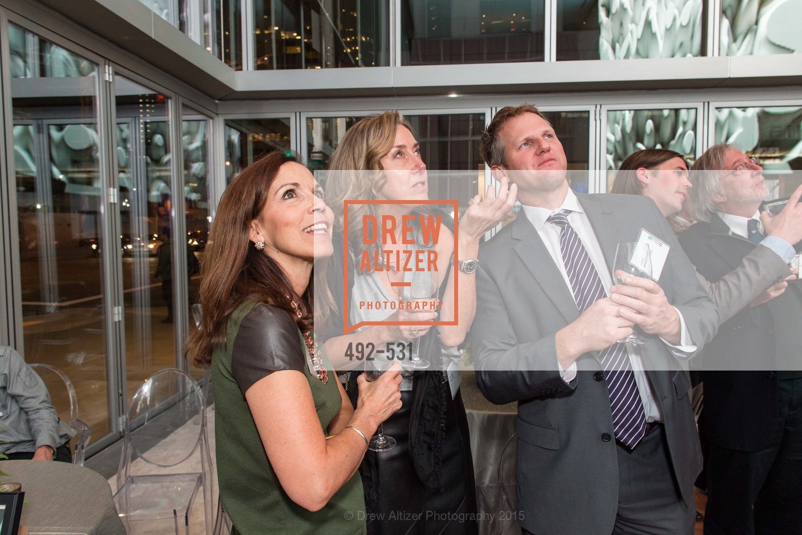 Willo Bechtel, Lauren Phillips, Chris Heinburger, Kilroy Unveiling Presents Virtual Depictions: San Francisco by Refik Anadol, 350 Mission Street. 350 Mission Street, November 16th, 2015,Drew Altizer, Drew Altizer Photography, full-service event agency, private events, San Francisco photographer, photographer California