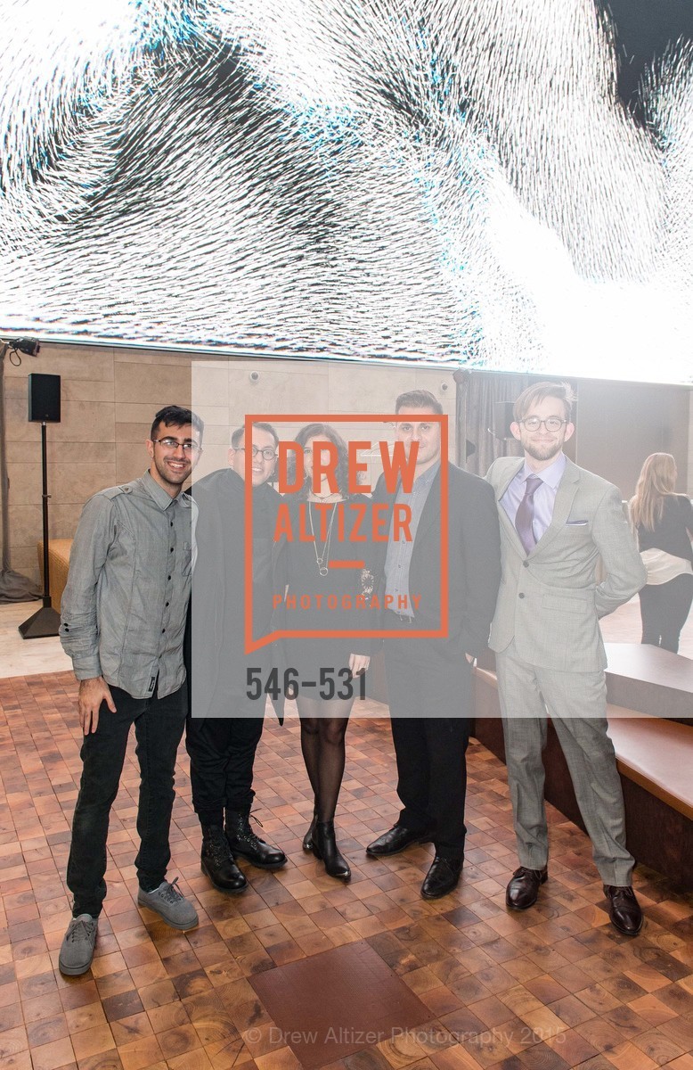 Kian Khiaban, Refik Anadol, Efsun Erkilic, Raman Mustafa, Rob Tom Browning, Kilroy Unveiling Presents Virtual Depictions: San Francisco by Refik Anadol, 350 Mission Street. 350 Mission Street, November 16th, 2015,Drew Altizer, Drew Altizer Photography, full-service event agency, private events, San Francisco photographer, photographer California