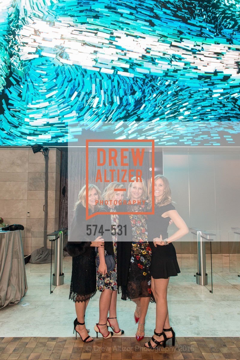 Dede Krawczyk, Chloe Kilroy, Catherine Kilroy, Caitlin Kilroy, Kilroy Unveiling Presents Virtual Depictions: San Francisco by Refik Anadol, 350 Mission Street. 350 Mission Street, November 16th, 2015,Drew Altizer, Drew Altizer Photography, full-service agency, private events, San Francisco photographer, photographer california