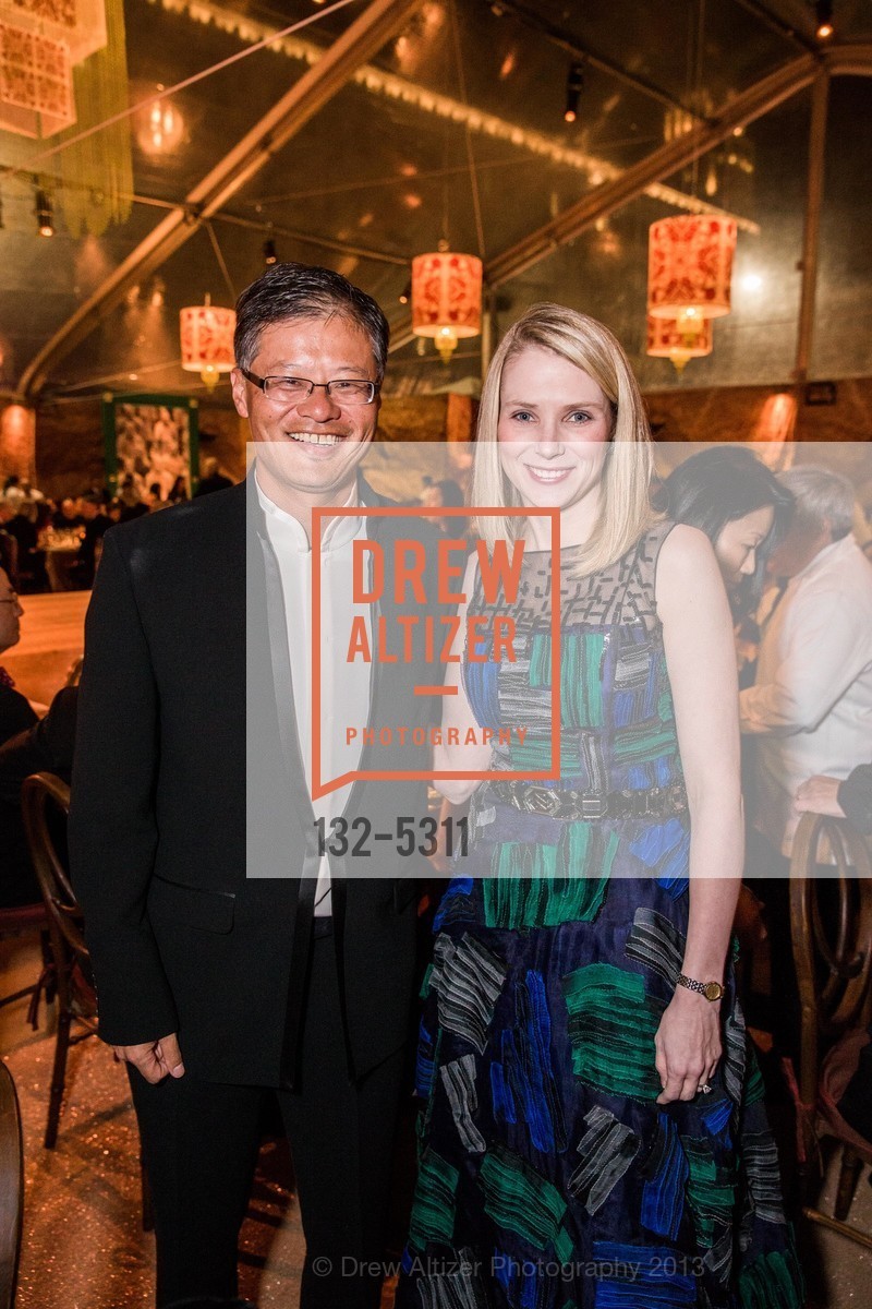Jerry Yang, Marissa Mayer, Opening Night Gala for the TERRACOTTA EXHIBITION, US, February 19th, 2013, Photo #132-5311 Jerry Yang, Marissa Mayer, Photo #132-5311