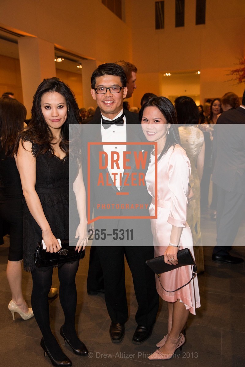 Lily Hwang, Hanson Li, Teri Wong, Opening Night Gala for the TERRACOTTA EXHIBITION, US, February 19th, 2013, Photo #265-5311 Lily Hwang, Hanson Li, Teri Wong, Photo #265-5311
