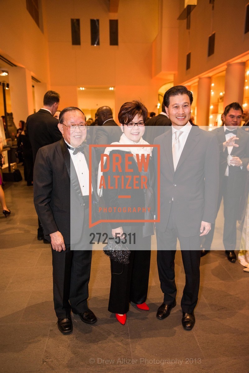 Jack Lee Fong, Robbin Jew, Dominic Ng, Opening Night Gala for the TERRACOTTA EXHIBITION, US, February 19th, 2013, Photo #272-5311 Jack Lee Fong, Robbin Jew, Dominic Ng, Photo #272-5311