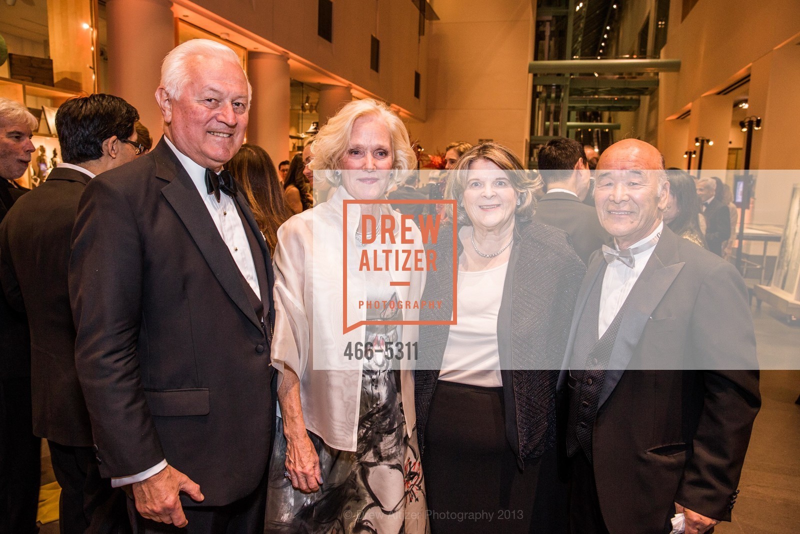 Richard Otter, Judy Wilbur, Betty Ogawa, Hiro Ogawa, Opening Night Gala for the TERRACOTTA EXHIBITION, US, February 19th, 2013, Photo #466-5311 Richard Otter, Judy Wilbur, Betty Ogawa, Hiro Ogawa, Photo #466-5311