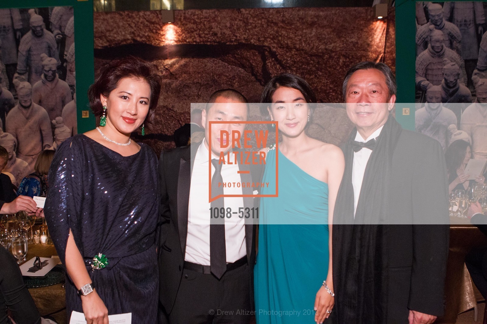 Gorretti Lui, Corey Lee, Jamie Chen, Stanley Cheng, Opening Night Gala for the TERRACOTTA EXHIBITION, US, February 19th, 2013, Photo #1098-5311 Gorretti Lui, Corey Lee, Jamie Chen, Stanley Cheng, Photo #1098-5311