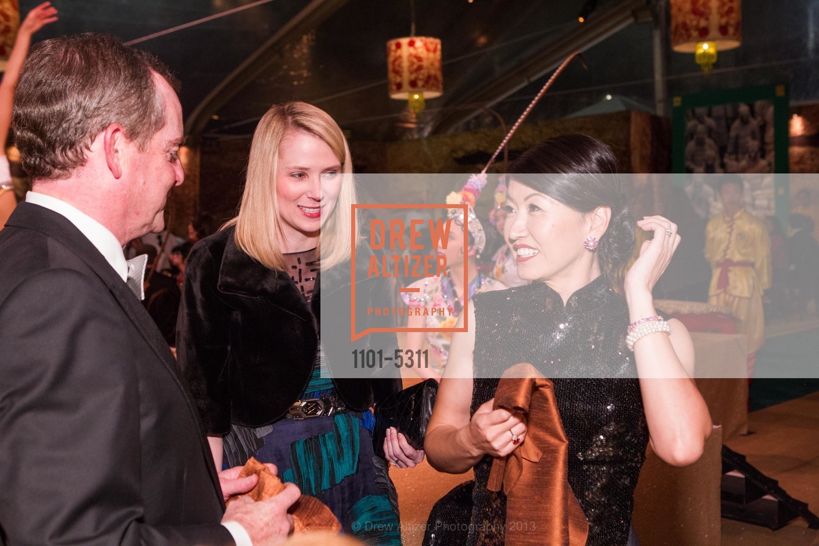 Marissa Mayer, Akiko Yamazaki, Opening Night Gala for the TERRACOTTA EXHIBITION, US, February 19th, 2013, Photo #1101-5311 Marissa Mayer, Akiko Yamazaki, Photo #1101-5311
