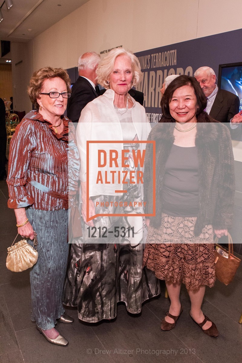 Kirsten Legallet, Judy Wilbur, Emily Sano, Opening Night Gala for the TERRACOTTA EXHIBITION, US, February 19th, 2013, Photo #1212-5311 Kirsten Legallet, Judy Wilbur, Emily Sano, Photo #1212-5311