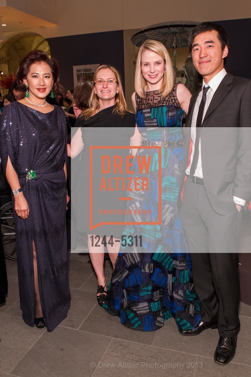 Gorretti Lui, Jackie Reses, Marissa Mayer, Elliott Lui, Opening Night Gala for the TERRACOTTA EXHIBITION, US, February 19th, 2013, Photo #1244-5311 Gorretti Lui, Jackie Reses, Marissa Mayer, Elliott Lui, Photo #1244-5311