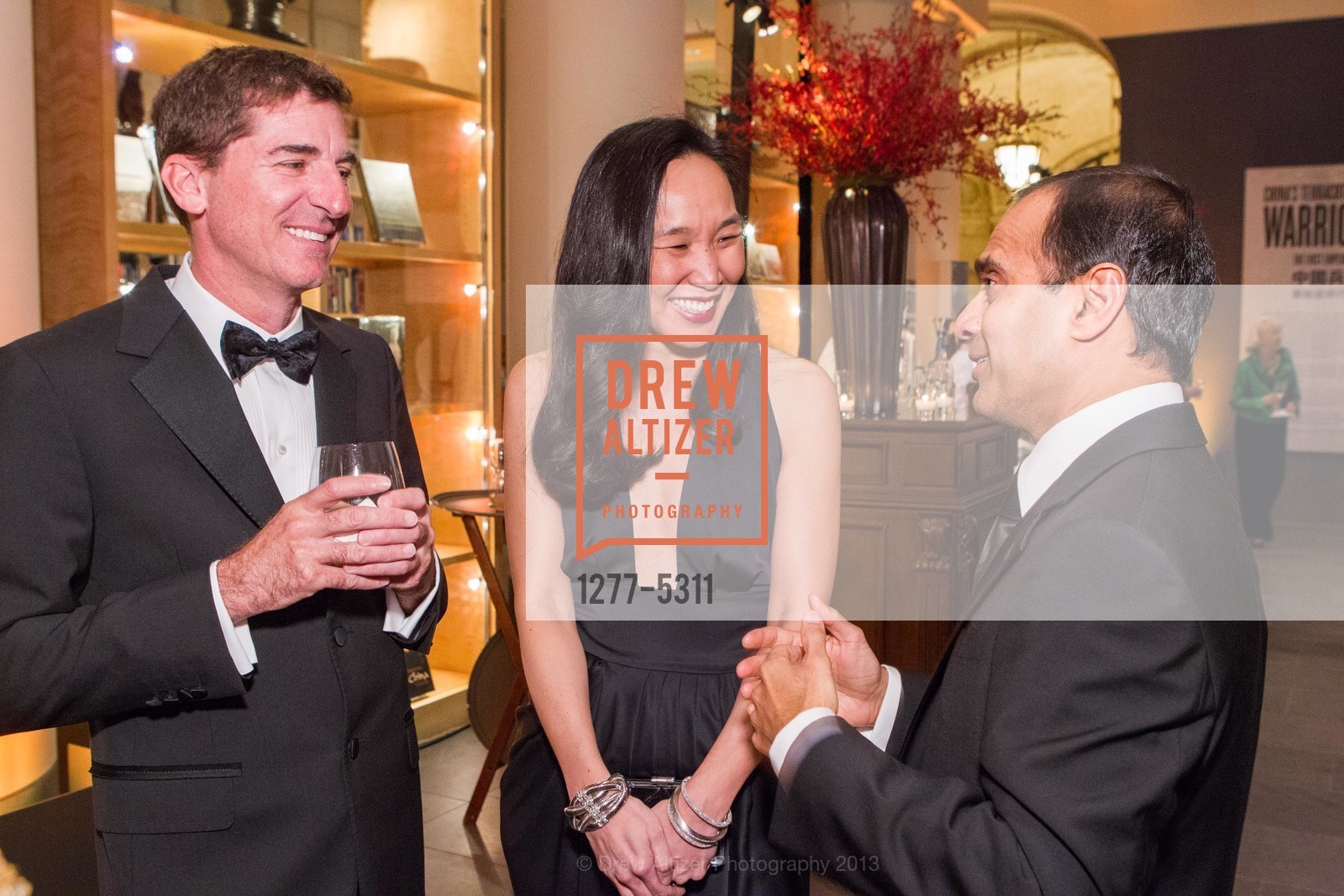 Patrick King, Carolyn Chang, Gaurav Garg, Opening Night Gala for the TERRACOTTA EXHIBITION, US, February 19th, 2013, Photo #1277-5311 Patrick King, Carolyn Chang, Gaurav Garg, Photo #1277-5311