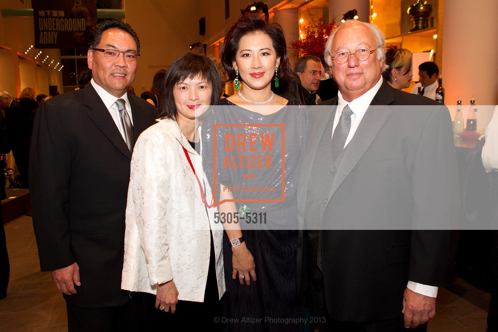 Dean Osaki, Claudine Cheng, Gorretti Lui, Gerard Verdi, Opening Night Gala for the TERRACOTTA EXHIBITION, US, February 19th, 2013, Photo #5305-5311 Dean Osaki, Claudine Cheng, Gorretti Lui, Gerard Verdi, Photo #5305-5311