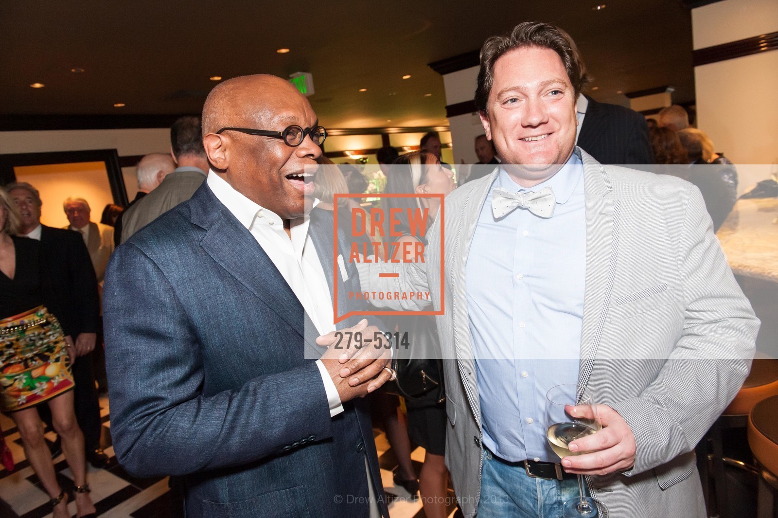 Willie Brown, Liam Mayclem, OSSO STEAKHOUSE Pre-Opening Party, US, May 1st, 2013, Photo #279-5314 Willie Brown, Liam Mayclem, Photo #279-5314