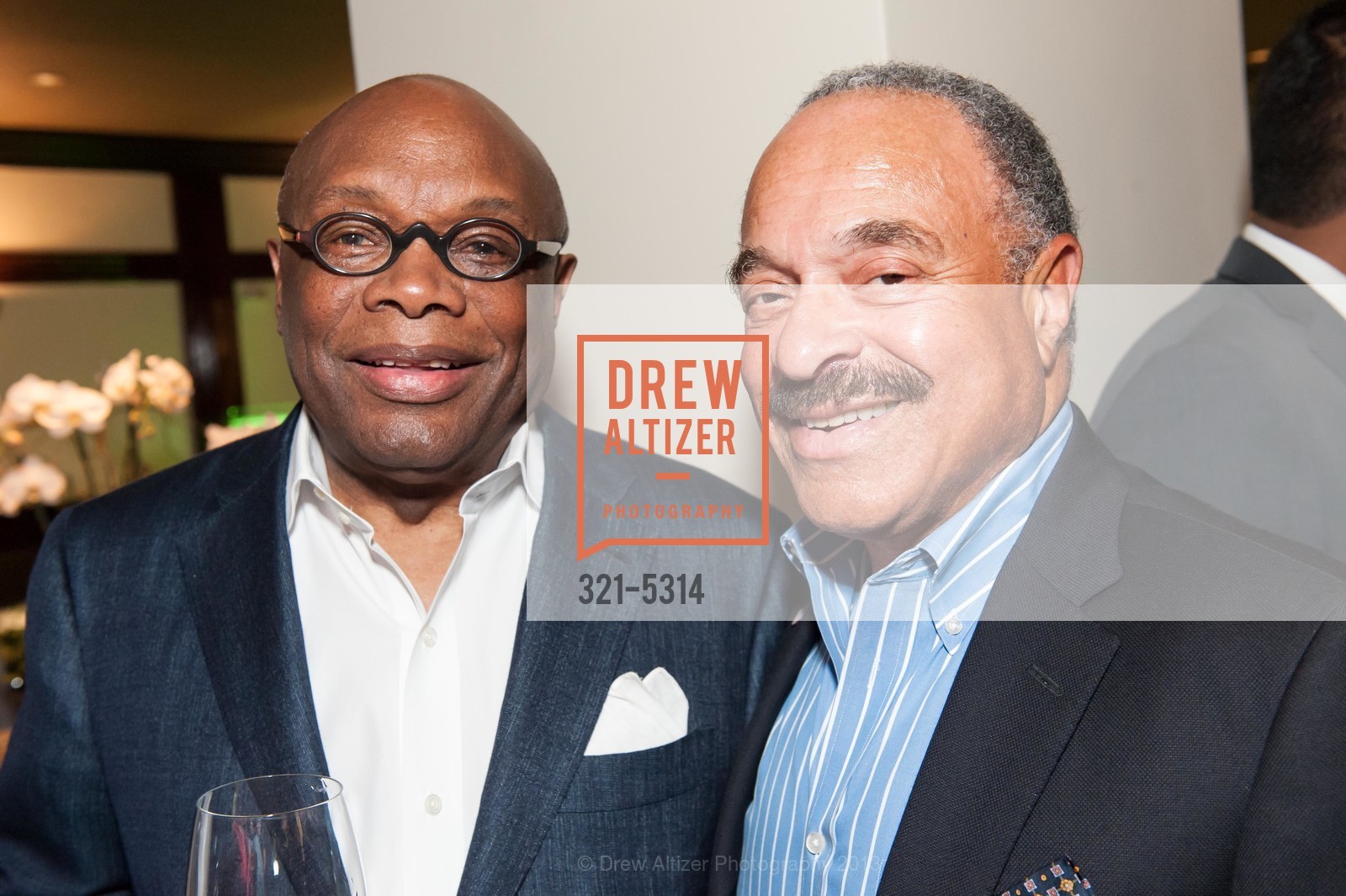 Willie Brown, Herb Myers, OSSO STEAKHOUSE Pre-Opening Party, US, May 1st, 2013, Photo #321-5314 Willie Brown, Herb Myers, Photo #321-5314