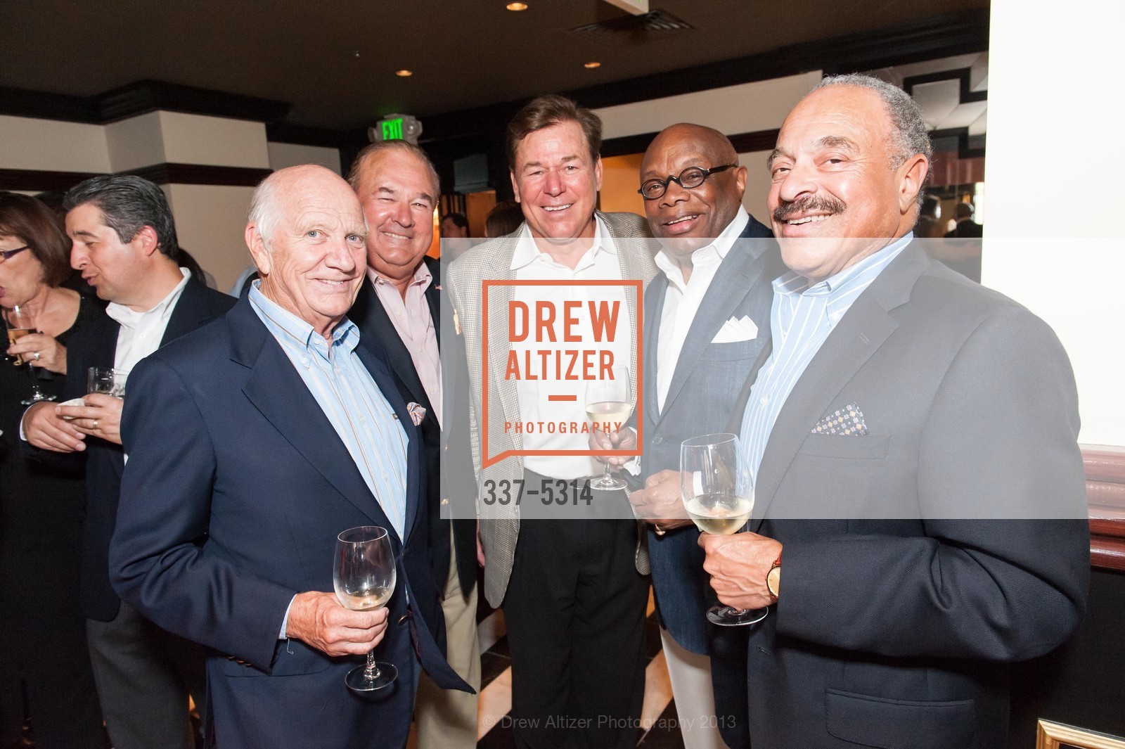 Michael Yancey, Willie Brown, Herb Myers, OSSO STEAKHOUSE Pre-Opening Party, US, May 1st, 2013, Photo #337-5314 Michael Yancey, Willie Brown, Herb Myers, Photo #337-5314