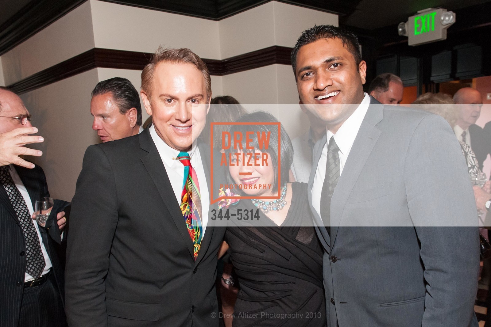 Joel Goodrich, Rebecca Delgado, Raghu Shivaram, OSSO STEAKHOUSE Pre-Opening Party, US, May 1st, 2013, Photo #344-5314 Joel Goodrich, Rebecca Delgado, Raghu Shivaram, Photo #344-5314