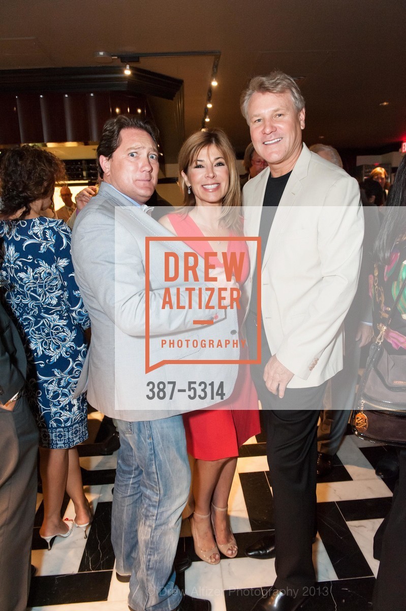 Liam Mayclem, Vicki Liviakis, Randy Fry, OSSO STEAKHOUSE Pre-Opening Party, US, May 1st, 2013, Photo #387-5314 Liam Mayclem, Vicki Liviakis, Randy Fry, Photo #387-5314