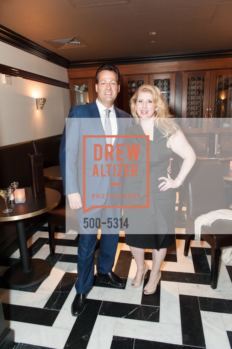 Robert Destino, Roberta Economidis, OSSO STEAKHOUSE Pre-Opening Party, US, May 1st, 2013, Photo #500-5314 Robert Destino, Roberta Economidis, Photo #500-5314