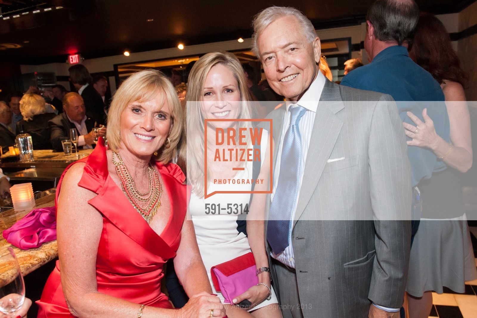 Angelia Yancey, Sheri Ivory, Arnold Laub, OSSO STEAKHOUSE Pre-Opening Party, US, May 1st, 2013, Photo #591-5314 Angelia Yancey, Sheri Ivory, Arnold Laub, Photo #591-5314