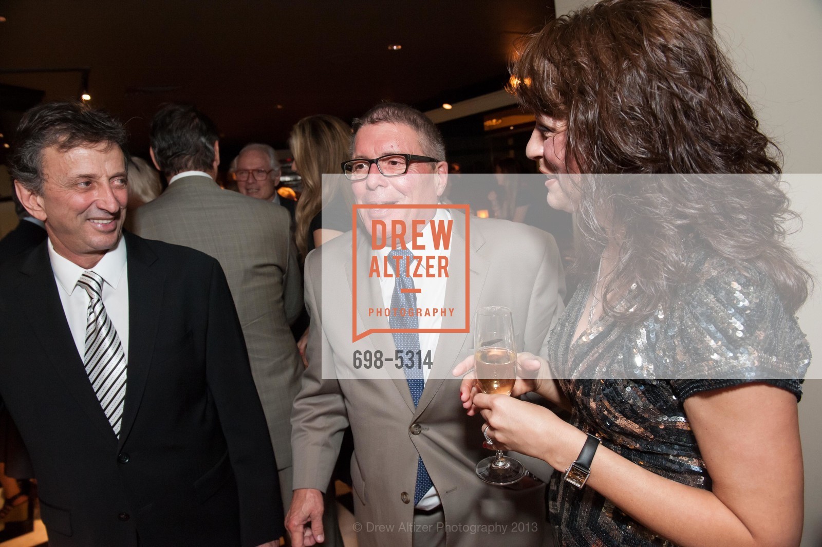 Jerry Dal Bozzo, Dante Serafini, Jennifer Dal Bozzo, OSSO STEAKHOUSE Pre-Opening Party, US, May 1st, 2013, Photo #698-5314 Jerry Dal Bozzo, Dante Serafini, Jennifer Dal Bozzo, Photo #698-5314
