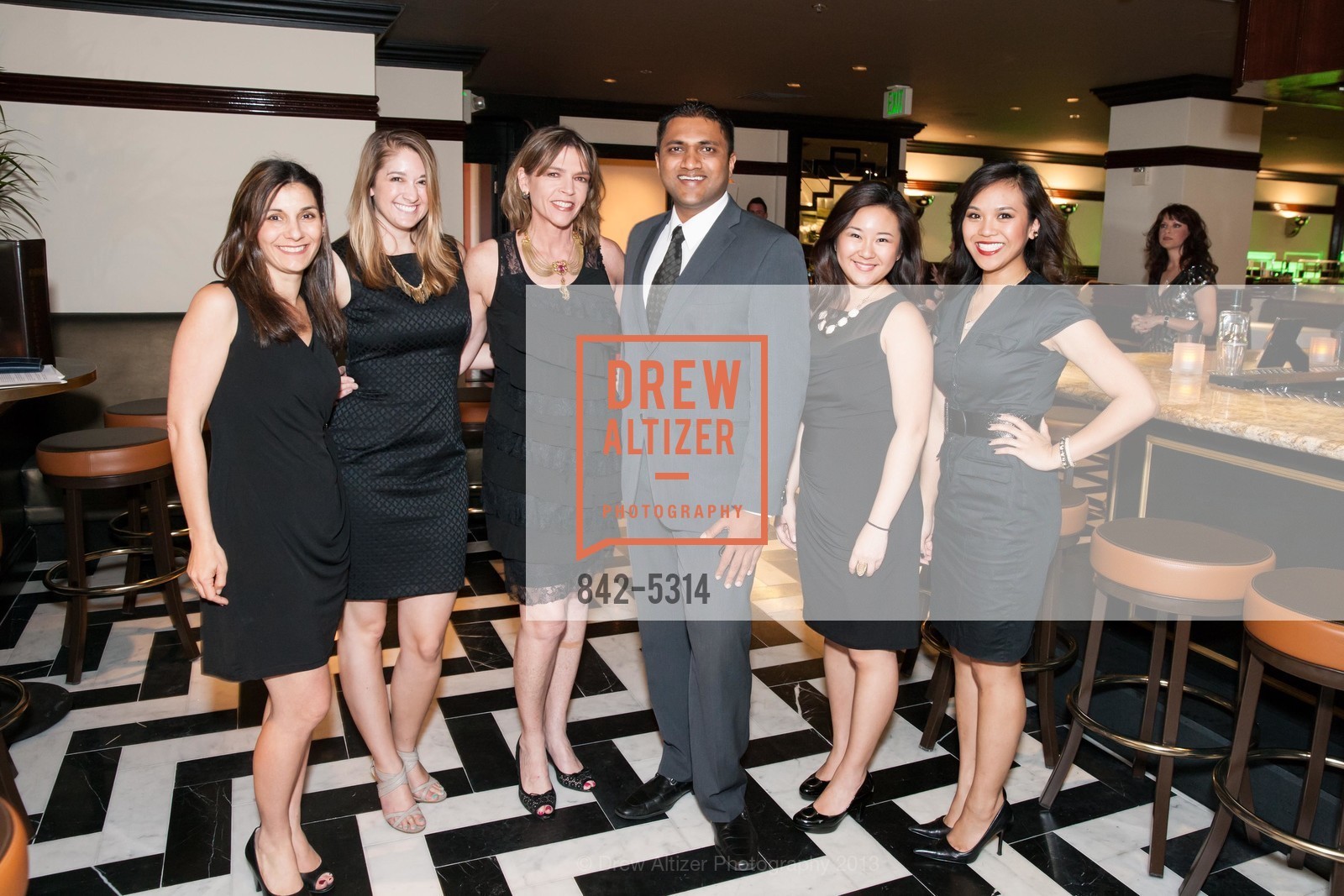 Haley Delinaeu, Beth Schnitzer, Raghu Shivaram, Liane Coe, Marianne Moretera, OSSO STEAKHOUSE Pre-Opening Party, US, May 1st, 2013, Photo #842-5314 Haley Delinaeu, Beth Schnitzer, Raghu Shivaram, Liane Coe, Marianne Moretera, Photo #842-5314