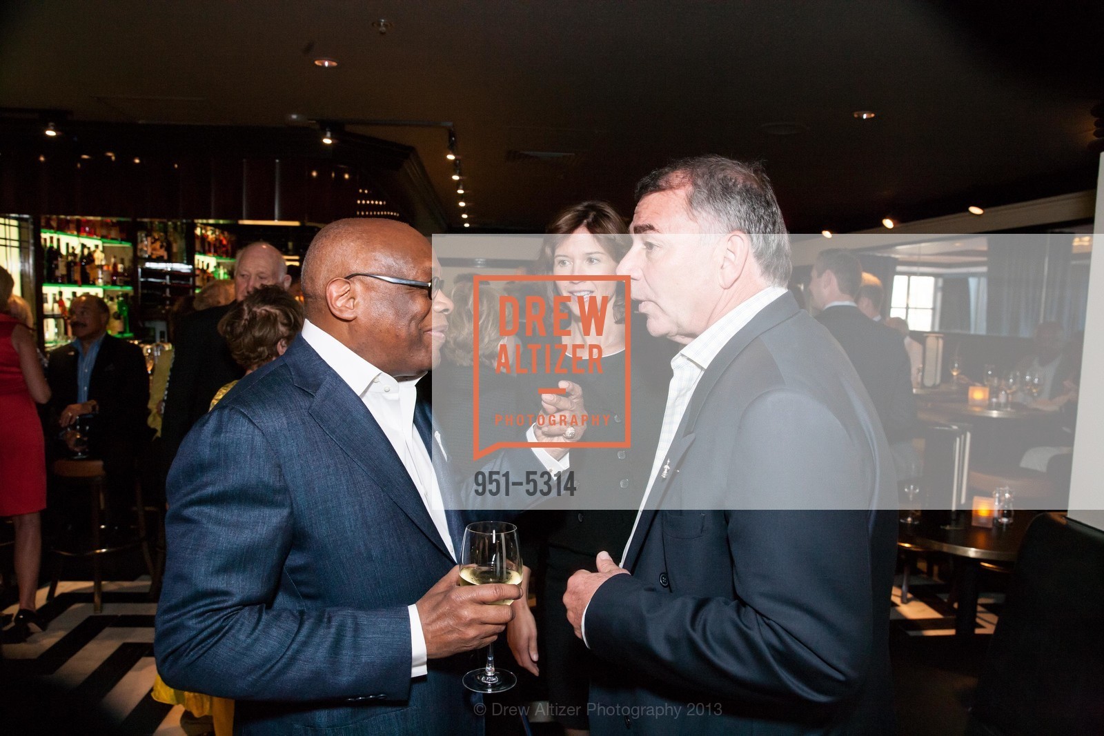 Willie Brown, Melissa Fairbrother, Marc Corsi, OSSO STEAKHOUSE Pre-Opening Party, US, May 1st, 2013, Photo #951-5314 Willie Brown, Melissa Fairbrother, Marc Corsi, Photo #951-5314