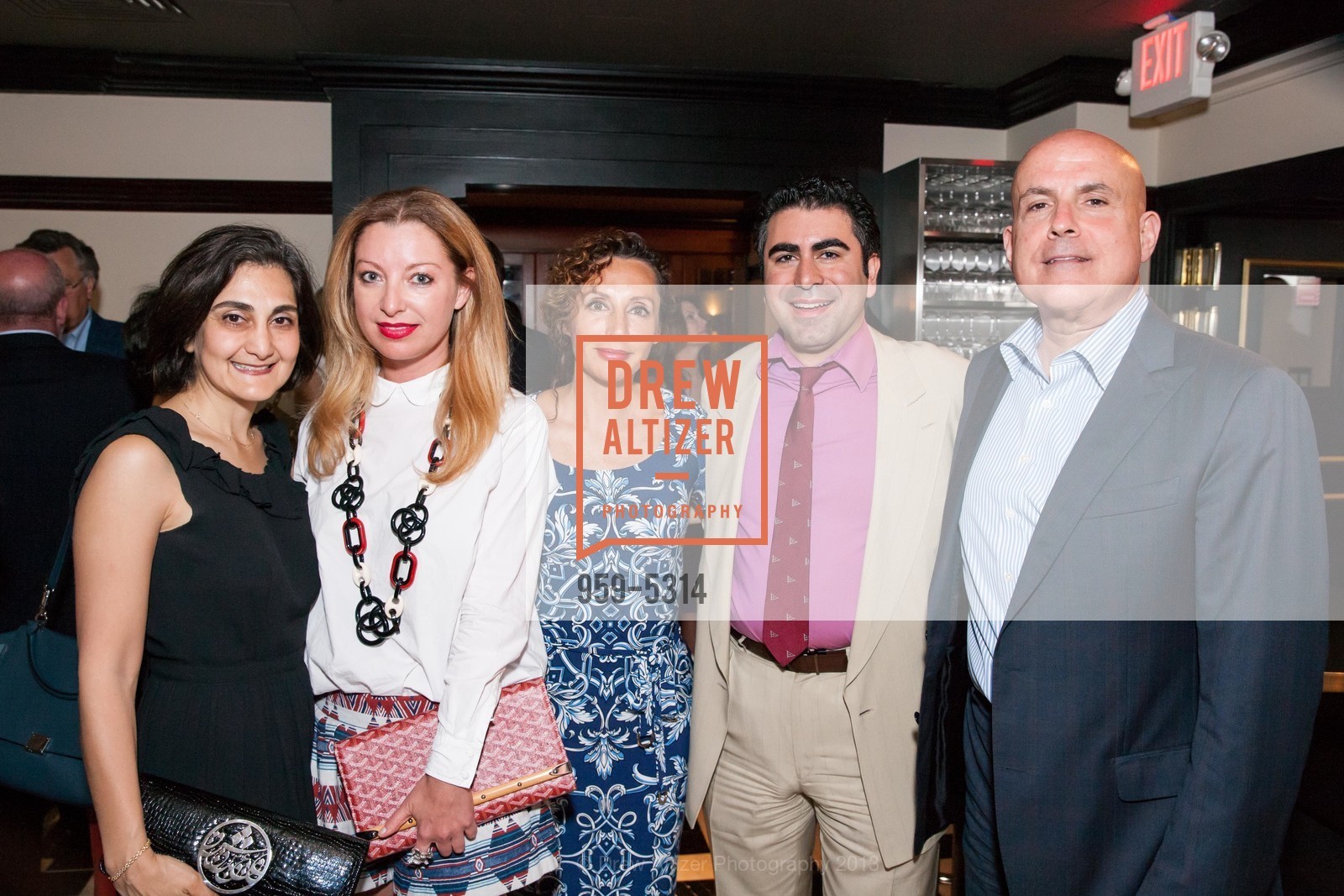 Fati Farmanfarmian, Sonya Molodetskaya, Clara Shayevich, Mansoor Farmanfarmian, Larry Block, Photo #959-5314