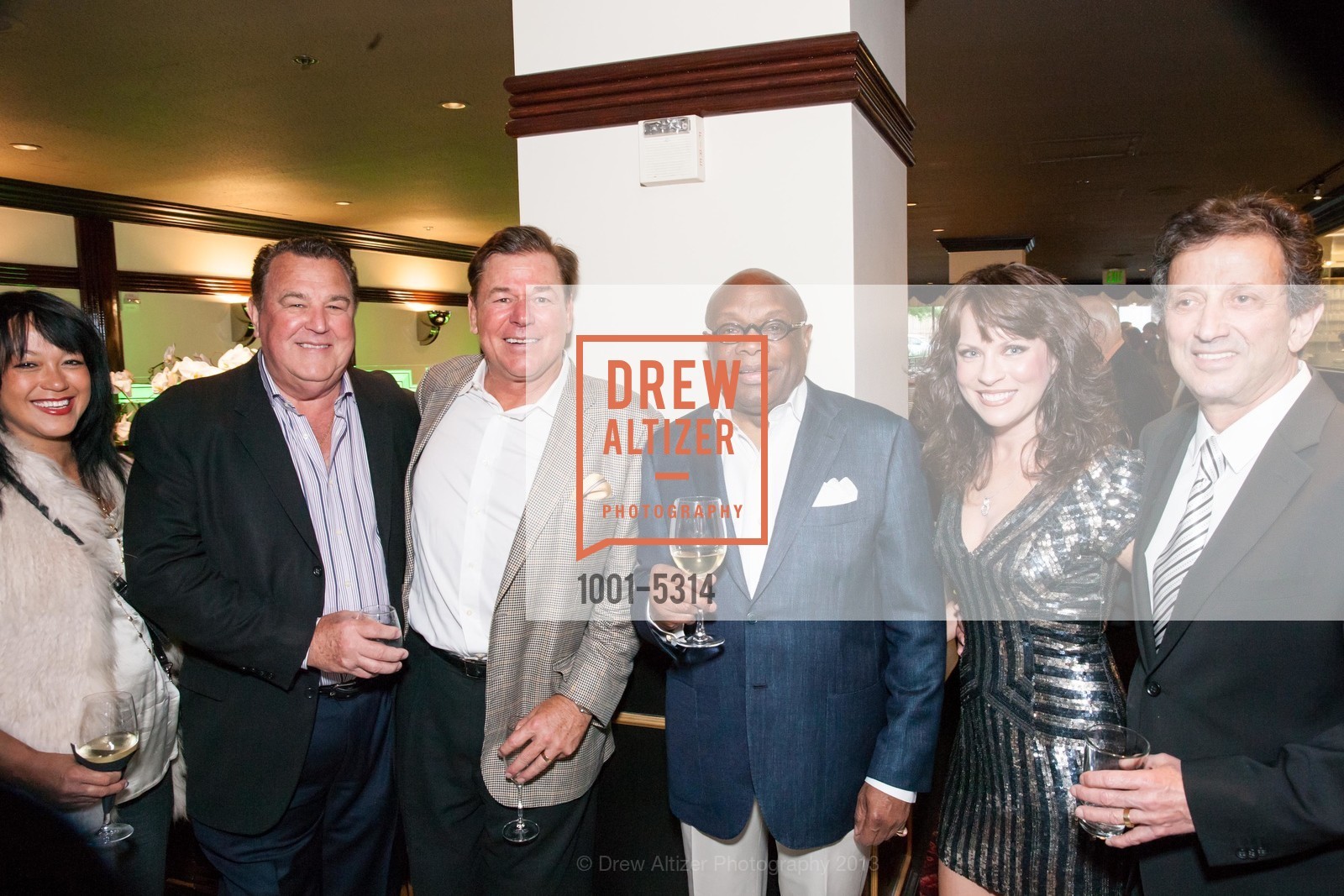 Tricia McCollum, Bill O'Keefe, Michael Yancey, Willie Brown, Jennifer Dal Bozzo, Jerry Dal Bozzo, OSSO STEAKHOUSE Pre-Opening Party, US, May 1st, 2013, Photo #1001-5314 Tricia McCollum, Bill O'Keefe, Michael Yancey, Willie Brown, Jennifer Dal Bozzo, Jerry Dal Bozzo, Photo #1001-5314