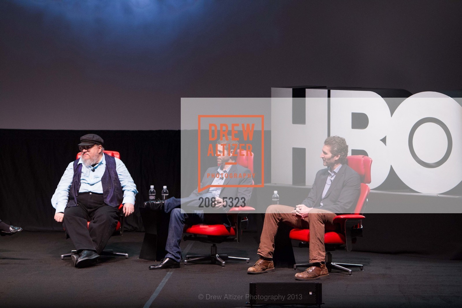 George R.R. Martin, D.B. Weiss, David Benioff, GAME OF THRONES For SFWire, US, March 20th, 2013, Photo #208-5323 George R.R. Martin, D.B. Weiss, David Benioff, Photo #208-5323