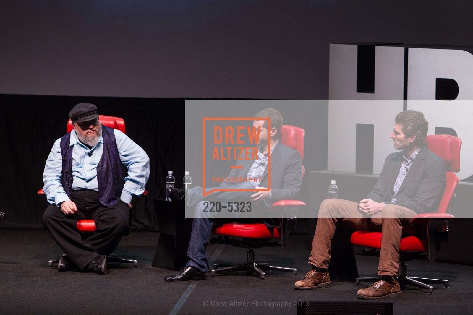 George R.R. Martin, D.B. Weiss, David Benioff, GAME OF THRONES For SFWire, US, March 20th, 2013, Photo #220-5323 George R.R. Martin, D.B. Weiss, David Benioff, Photo #220-5323